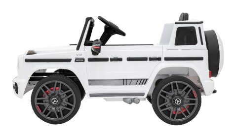 Mercedes AMG G63 dla dzieci Biały + Pilot Mercedes AMG G63 dla dzieci Biały + Pilot