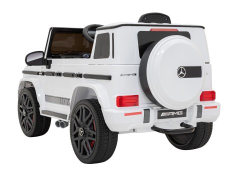Mercedes AMG G63 dla dzieci Biały + Pilot Mercedes AMG G63 dla dzieci Biały + Pilot