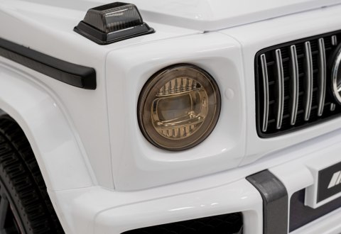 Mercedes AMG G63 dla dzieci Biały + Pilot Mercedes AMG G63 dla dzieci Biały + Pilot