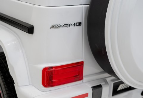 Mercedes AMG G63 dla dzieci Biały + Pilot Mercedes AMG G63 dla dzieci Biały + Pilot