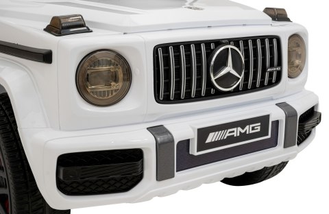 Mercedes AMG G63 dla dzieci Biały + Pilot Mercedes AMG G63 dla dzieci Biały + Pilot