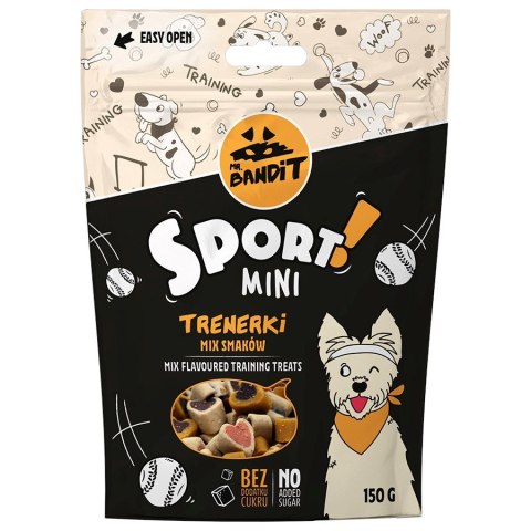 VetExpert Mr.Bandit SPORT MINI Trenerki mix smaków - Przysmak dla psów - 150g VetExpert Mr.Bandit SPORT MINI Trenerki mix smaków - Przysmak dla psów - 150g