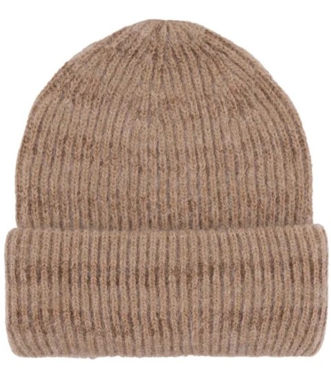 Ciepła czapka damska BEANIE zimowa jesienna jednokolorowa (Brązowy) Ciepła czapka damska BEANIE zimowa jesienna jednokolorowa (Brązowy)