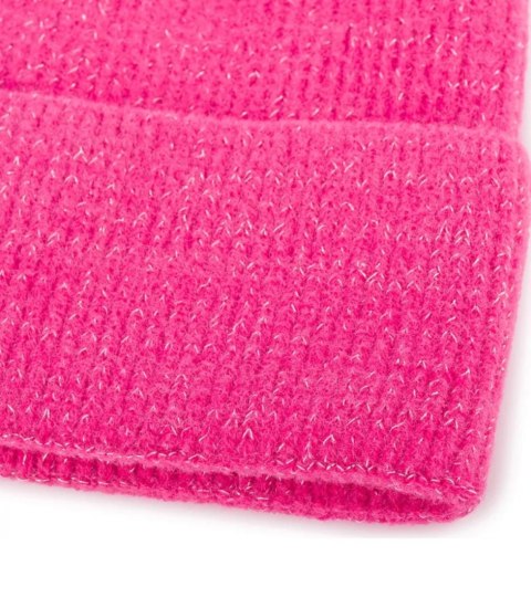 Ciepła czapka damska BEANIE zimowa jesienna jednokolorowa (Różowy) Ciepła czapka damska BEANIE zimowa jesienna jednokolorowa (Różowy)