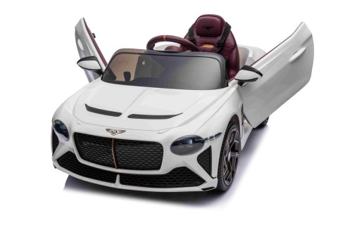 Autko Bentley Bacalar na akumulator dla dzieci Biały + Pilot + EVA + Wolny Start + Audio LED Autko Bentley Bacalar na akumulator dla dzieci Biały + Pilot + EVA + Wolny Start + Audio LED
