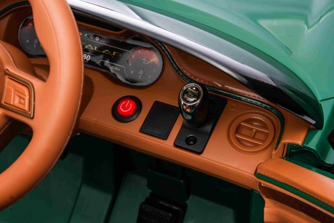 Autko Bentley Bacalar na akumulator dla dzieci Zielony + Pilot + EVA + Wolny Start + Audio LED Autko Bentley Bacalar na akumulator dla dzieci Zielony + Pilot + EVA + Wolny Start + Audio LED