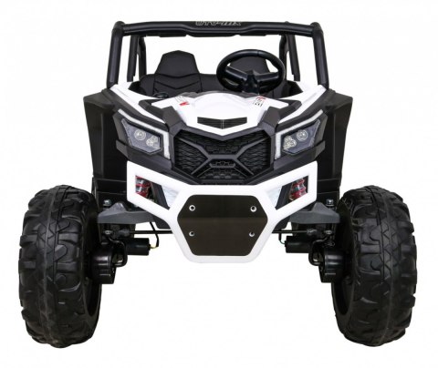 Buggy UTV-MX na akumulator dla dzieci Biały + Napęd 4x4 + Pilot + Audio LED + Schowek + EVA + Wolny Start Buggy UTV-MX na akumulator dla dzieci Biały + Napęd 4x4 + Pilot + Audio LED + Schowek + EVA + Wolny Start