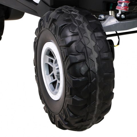 Buggy UTV-MX na akumulator dla dzieci Biały + Napęd 4x4 + Pilot + Audio LED + Schowek + EVA + Wolny Start Buggy UTV-MX na akumulator dla dzieci Biały + Napęd 4x4 + Pilot + Audio LED + Schowek + EVA + Wolny Start