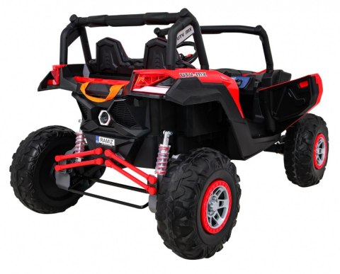 Buggy UTV-MX na akumulator dla dzieci Czerwony + Napęd 4x4 + Pilot + Audio LED + Schowek + EVA + Wolny Start Buggy UTV-MX na akumulator dla dzieci Czerwony + Napęd 4x4 + Pilot + Audio LED + Schowek + EVA + Wolny Start