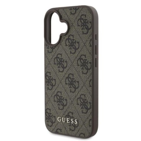 Guess 4G Classic - Etui iPhone 16 (brązowy) Guess 4G Classic - Etui iPhone 16 (brązowy)