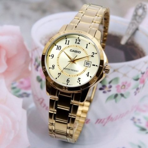ZEGAREK DAMSKI CASIO LTP-V004G-9BUDF (zd568c) + BOX ZEGAREK DAMSKI CASIO LTP-V004G-9BUDF (zd568c) + BOX