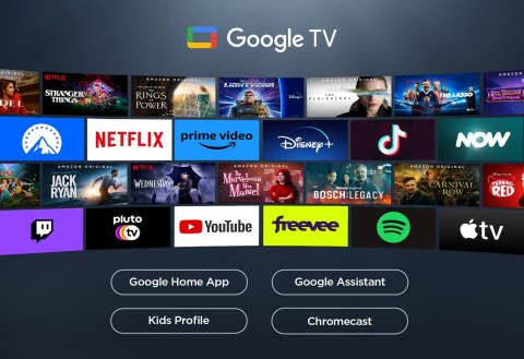 Telewizor TCL 43C655 QLED 43'' 4K Ultra HD Google TV Dolby Atmos DVB-T2 Czarny Telewizor TCL 43C655 QLED 43'' 4K Ultra HD Google TV Dolby Atmos DVB-T2 Czarny