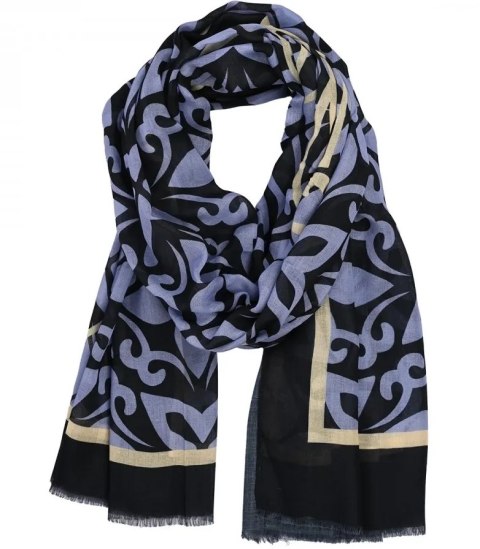 Stylowa chusta chustka szal wiskoza we wzory Elegancka 180cmx90cm (Wielokolorowy)