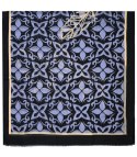 Stylowa chusta chustka szal wiskoza we wzory Elegancka 180cmx90cm (Wielokolorowy)