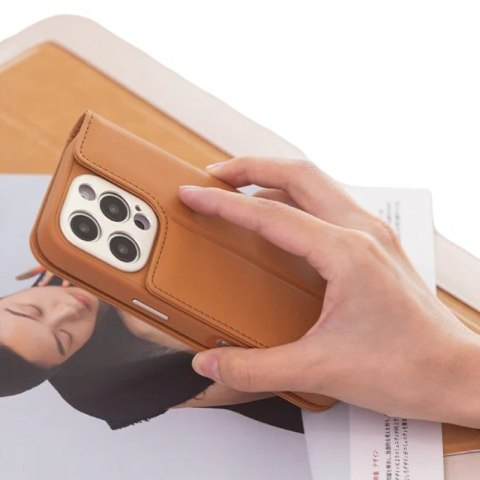 Moshi Overture MagSafe - Skórzane etui 3w1 z klapką iPhone 16 Pro Max (Caramel Brown) Moshi Overture MagSafe - Skórzane etui 3w1 z klapką iPhone 16 Pro Max (Caramel Brown)