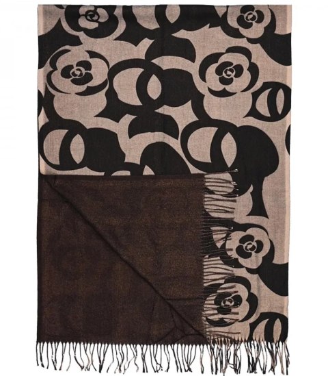 Ciepły stylowy szal szalik wzór kwiaty błyszcząca nitka miękki 180x70 cm (Wielokolorowy || Czarny) Ciepły stylowy szal szalik wzór kwiaty błyszcząca nitka miękki 180x70 cm (Wielokolorowy || Czarny)