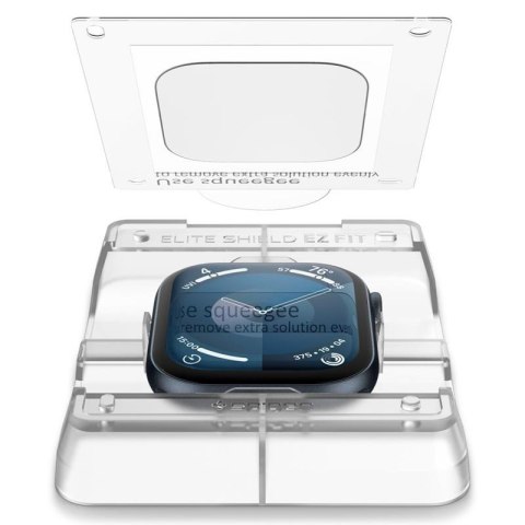Spigen Elite Shield EZ Fit 2-Pack - Szkło hybrydowe do Apple Watch 10 46 mm (Przezroczysty) Spigen Elite Shield EZ Fit 2-Pack - Szkło hybrydowe do Apple Watch 10 46 mm (Przezroczysty)