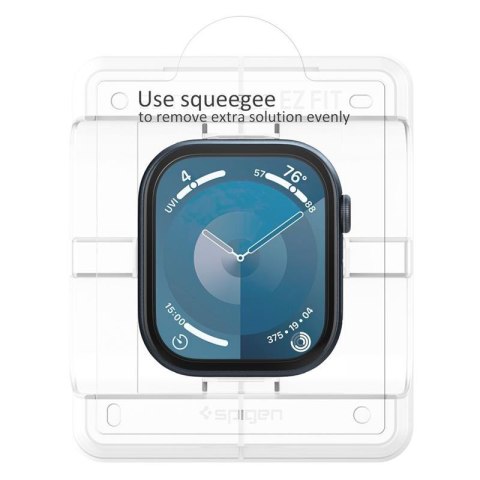Spigen Elite Shield EZ Fit 2-Pack - Szkło hybrydowe do Apple Watch 10 46 mm (Przezroczysty) Spigen Elite Shield EZ Fit 2-Pack - Szkło hybrydowe do Apple Watch 10 46 mm (Przezroczysty)