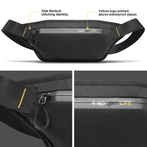 Spigen KD411 Waist Bag Klasden - Saszetka na telefon / nerka (Czarny) Spigen KD411 Waist Bag Klasden - Saszetka na telefon / nerka (Czarny)