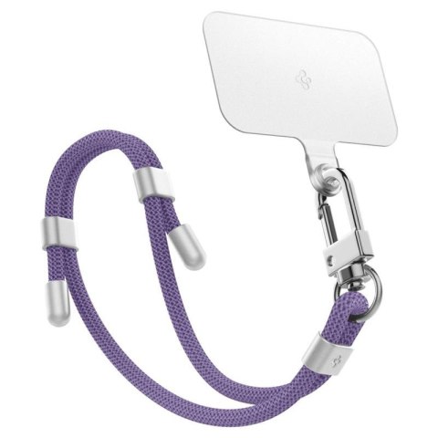 Spigen Universal Strap Set Crossbody & Wrist - Pasek do telefonu na ramię + na nadgarstek (Deep Purple) Spigen Universal Strap Set Crossbody & Wrist - Pasek do telefonu na ramię + na nadgarstek (Deep Purple)