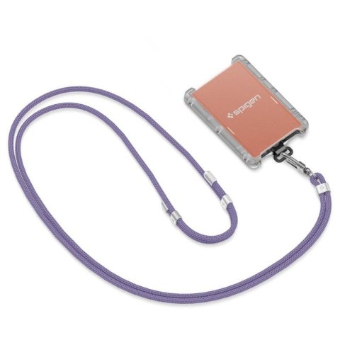 Spigen Universal Strap Set Crossbody & Wrist - Pasek do telefonu na ramię + na nadgarstek (Deep Purple) Spigen Universal Strap Set Crossbody & Wrist - Pasek do telefonu na ramię + na nadgarstek (Deep Purple)
