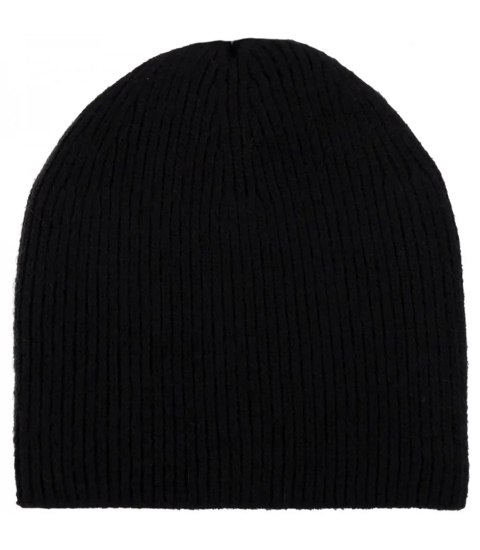 Ciepła czapka damska BEANIE zimowa jesienna jednokolorowa (Czarny) Ciepła czapka damska BEANIE zimowa jesienna jednokolorowa (Czarny)