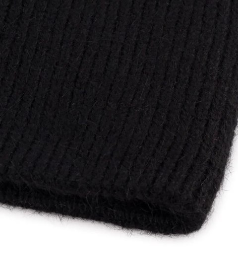 Ciepła czapka damska BEANIE zimowa jesienna jednokolorowa (Czarny) Ciepła czapka damska BEANIE zimowa jesienna jednokolorowa (Czarny)