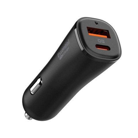 Spigen ArcStation Essential EV482 - Ładowarka samochodowa USB-C & USB-A PD + QC3.0 48W (Czarny) Spigen ArcStation Essential EV482 - Ładowarka samochodowa USB-C & USB-A PD + QC3.0 48W (Czarny)