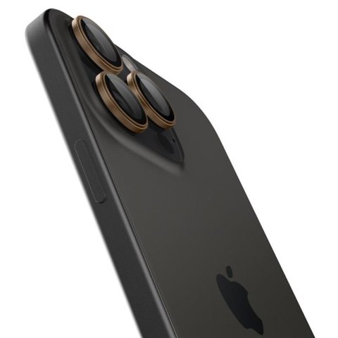 Spigen Optik Pro GLAS.TR EZ Fit Camera Protector 2-Pack - Szkło ochronne na obiektyw do iPhone 16 Pro / 16 Pro Max (2 szt) (Dese Spigen Optik Pro GLAS.TR EZ Fit Camera Protector 2-Pack - Szkło ochronne na obiektyw do iPhone 16 Pro / 16 Pro Max (2 szt) (Dese