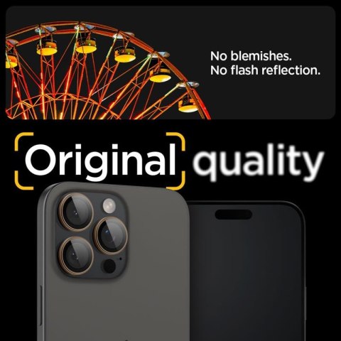 Spigen Optik Pro GLAS.TR EZ Fit Camera Protector 2-Pack - Szkło ochronne na obiektyw do iPhone 16 Pro / 16 Pro Max (2 szt) (Dese Spigen Optik Pro GLAS.TR EZ Fit Camera Protector 2-Pack - Szkło ochronne na obiektyw do iPhone 16 Pro / 16 Pro Max (2 szt) (Dese