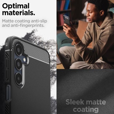 Spigen Rugged Armor - Etui do Samsung Galaxy A16 4G/5G (Matte Black) Spigen Rugged Armor - Etui do Samsung Galaxy A16 4G/5G (Matte Black)