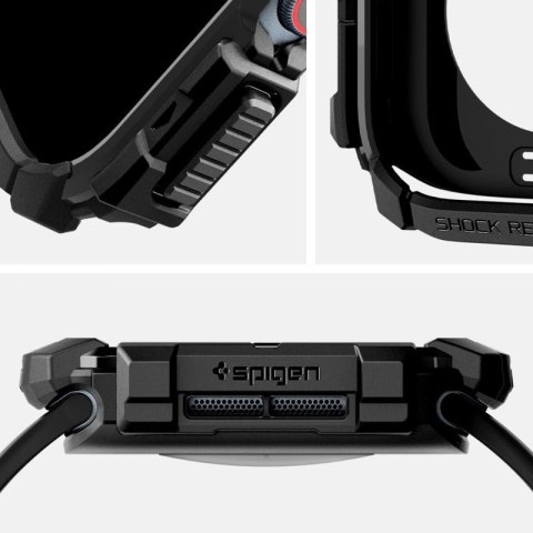 Spigen Rugged Armor - Obudowa do Apple Watch 10 42 mm (Matte Black) Spigen Rugged Armor - Obudowa do Apple Watch 10 42 mm (Matte Black)