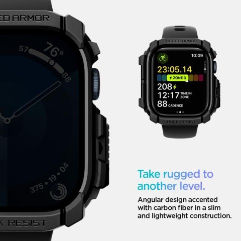 Spigen Rugged Armor - Obudowa do Apple Watch 10 42 mm (Matte Black) Spigen Rugged Armor - Obudowa do Apple Watch 10 42 mm (Matte Black)