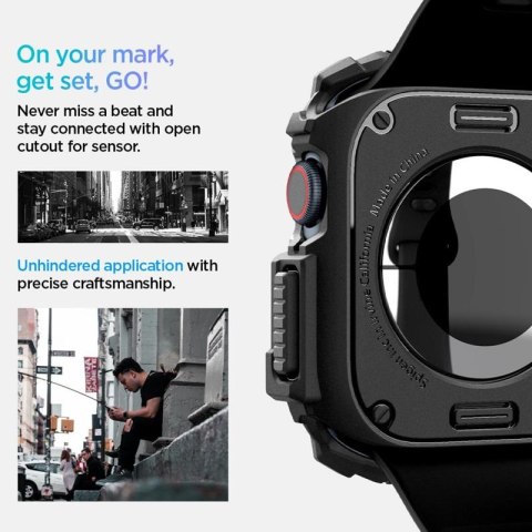 Spigen Rugged Armor - Obudowa do Apple Watch 10 42 mm (Matte Black) Spigen Rugged Armor - Obudowa do Apple Watch 10 42 mm (Matte Black)