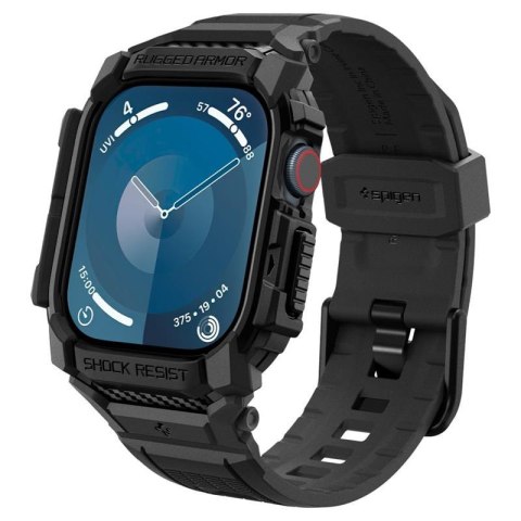 Spigen Rugged Armor Pro - Pasek z obudową do Apple Watch 10 42 mm (Matte Black) Spigen Rugged Armor Pro - Pasek z obudową do Apple Watch 10 42 mm (Matte Black)