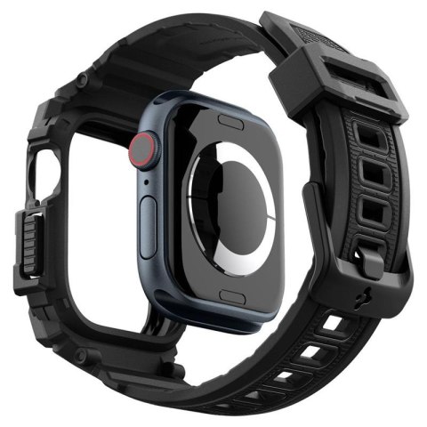 Spigen Rugged Armor Pro - Pasek z obudową do Apple Watch 10 42 mm (Matte Black) Spigen Rugged Armor Pro - Pasek z obudową do Apple Watch 10 42 mm (Matte Black)