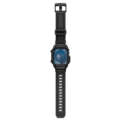 Spigen Rugged Armor Pro - Pasek z obudową do Apple Watch 10 42 mm (Matte Black) Spigen Rugged Armor Pro - Pasek z obudową do Apple Watch 10 42 mm (Matte Black)