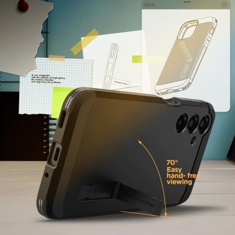 Spigen Tough Armor - Etui do Samsung Galaxy A16 4G/5G (Czarny) Spigen Tough Armor - Etui do Samsung Galaxy A16 4G/5G (Czarny)