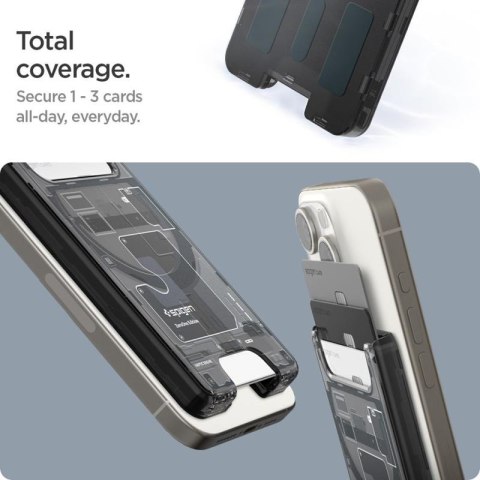 Spigen Ultra Hybrid Mag MagSafe Wallet - Portfel magnetyczny (Zero One) Spigen Ultra Hybrid Mag MagSafe Wallet - Portfel magnetyczny (Zero One)