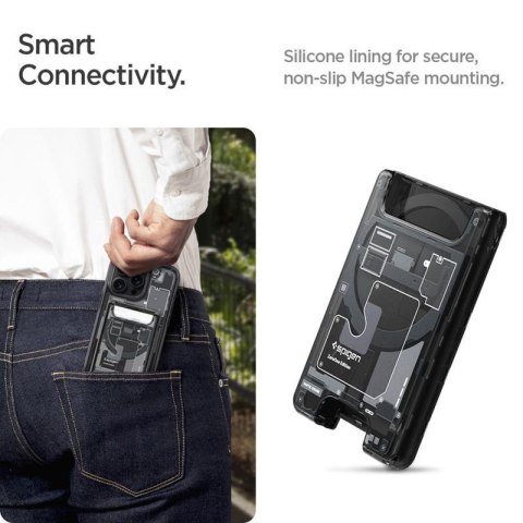 Spigen Ultra Hybrid Mag MagSafe Wallet - Portfel magnetyczny (Zero One) Spigen Ultra Hybrid Mag MagSafe Wallet - Portfel magnetyczny (Zero One)