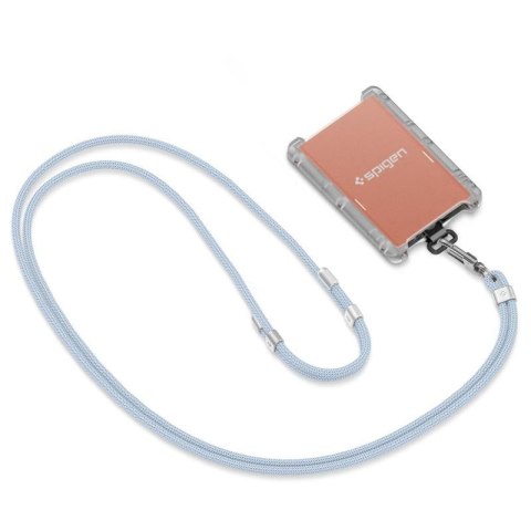 Spigen Universal Strap Set Crossbody & Wrist - Pasek do telefonu na ramię + na nadgarstek (Mute Blue) Spigen Universal Strap Set Crossbody & Wrist - Pasek do telefonu na ramię + na nadgarstek (Mute Blue)