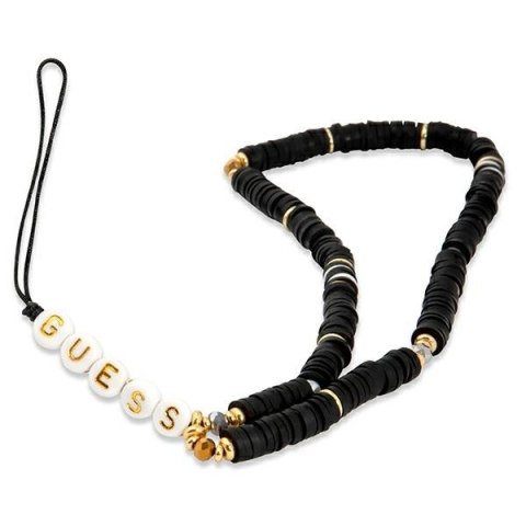 Guess Phone Strap Heishi Beads - Zawieszka do telefonu (Black) Guess Phone Strap Heishi Beads - Zawieszka do telefonu (Black)