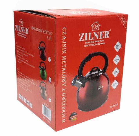 CZAJNIK STALOWY 3.0L ZILNER ZL-5675-RD CHERRY CZAJNIK STALOWY 3.0L ZILNER ZL-5675-RD CHERRY