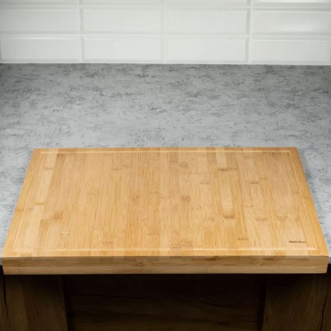 STOLNICA BAMBUSOWA Z RANTEM 58x38cm KINGHOFF KH-1686 STOLNICA BAMBUSOWA Z RANTEM 58x38cm KINGHOFF KH-1686