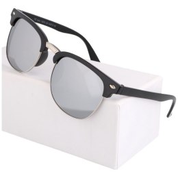 Lustrzane okulary słoneczne clubmaster