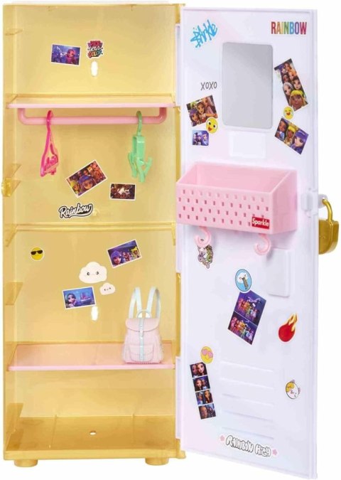 121015-EUC Rainbow High Locker and Doll Playset 121015-EUC Rainbow High Locker and Doll Playset