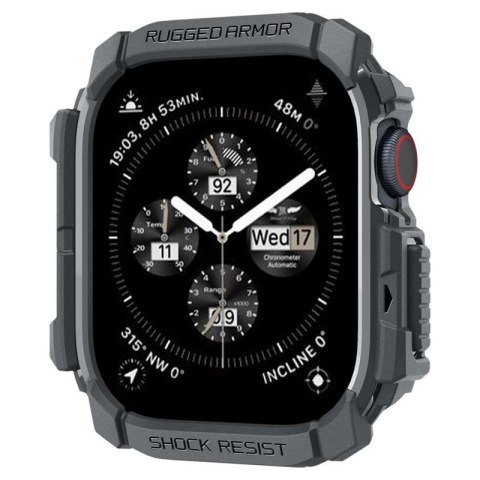 Spigen Rugged Armor - Obudowa do Apple Watch 10 46 mm (Dark Grey) Spigen Rugged Armor - Obudowa do Apple Watch 10 46 mm (Dark Grey)