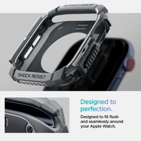 Spigen Rugged Armor - Obudowa do Apple Watch 10 46 mm (Dark Grey) Spigen Rugged Armor - Obudowa do Apple Watch 10 46 mm (Dark Grey)