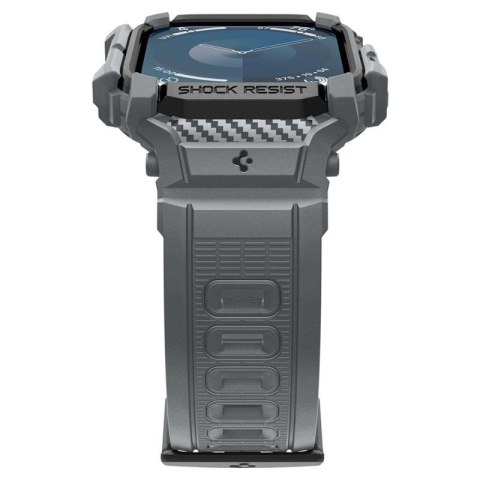 Spigen Rugged Armor Pro - Pasek z obudową do Apple Watch 10 46 mm (Dark Grey) Spigen Rugged Armor Pro - Pasek z obudową do Apple Watch 10 46 mm (Dark Grey)