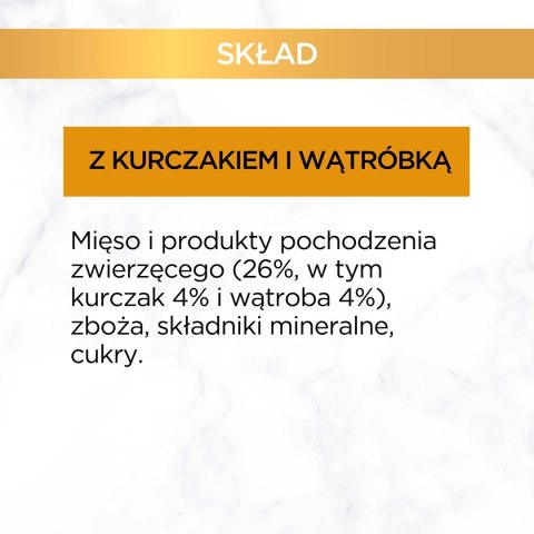 GOURMET GOLD Kurczak i wątróbka w sosie 85g GOURMET GOLD Kurczak i wątróbka w sosie 85g